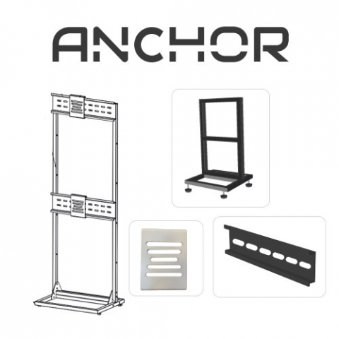 ANCHOR Water Filtration Mounting Floor Stand (Complete)